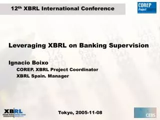 Leveraging XBRL on Banking Supervision