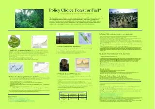 Policy Choice:	Forest or Fuel?