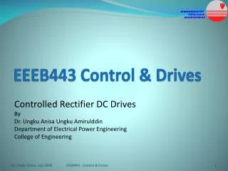 EEEB443 Control &amp; Drives