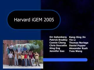Harvard iGEM 2005