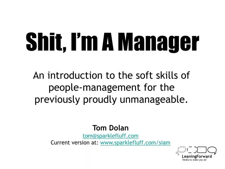 shit i m a manager