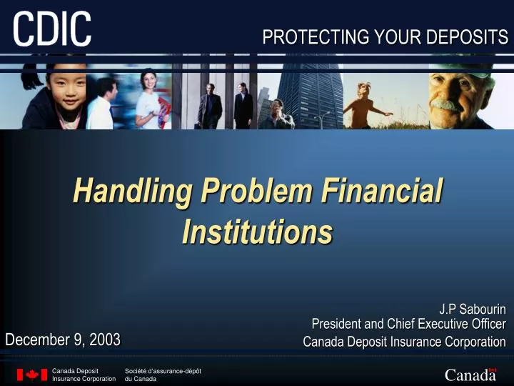 handling problem financial institutions