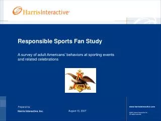 Responsible Sports Fan Study