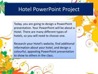 Hotel PowerPoint Project