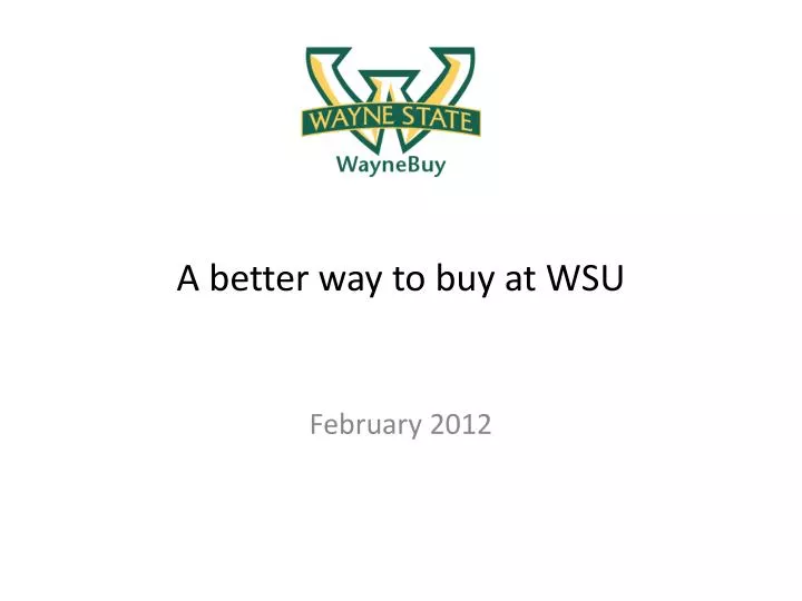a better w ay to buy at wsu