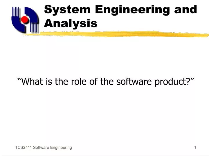 system engineering and analysis