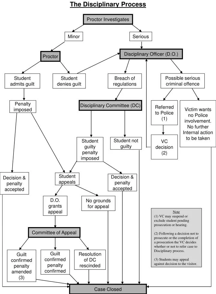 the disciplinary process