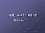 Data Center Design - slide 1