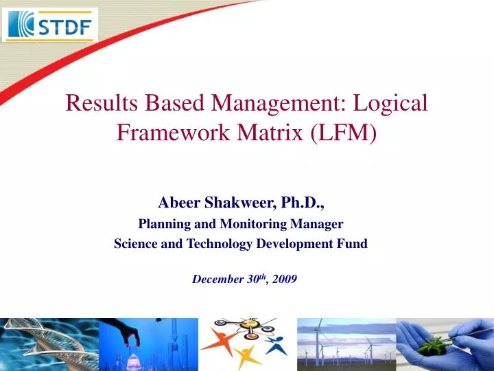results based management logical framework matrix lfm