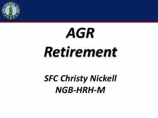 AGR Retirement SFC Christy Nickell NGB-HRH-M