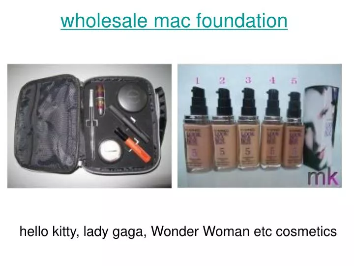 wholesale mac foundation