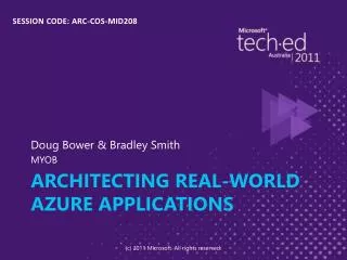 Architecting real-world Azure applications