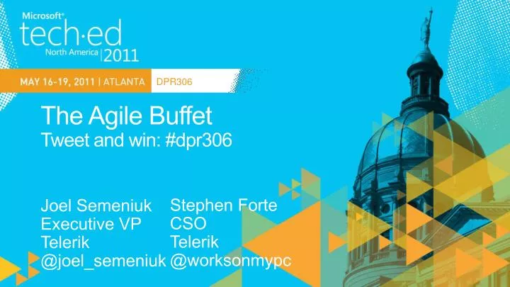 the agile buffet tweet and win dpr306