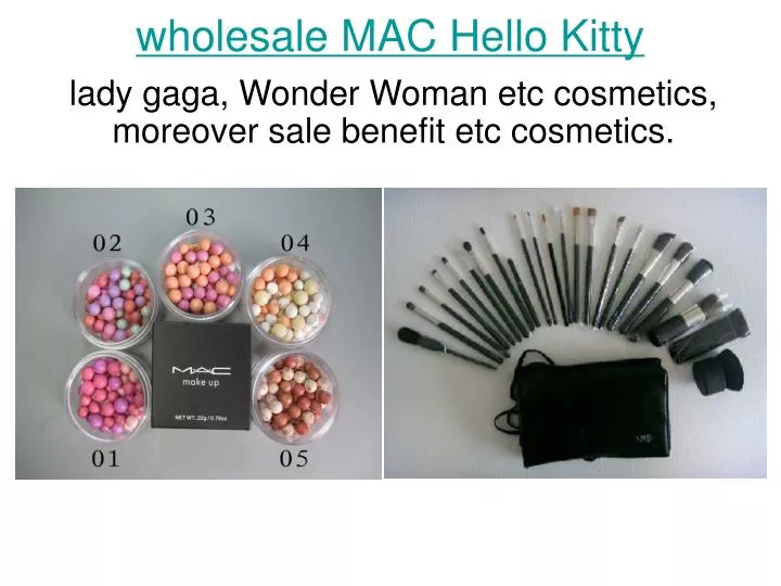 wholesale mac hello kitty