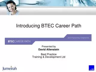 Introducing BTEC Career Path