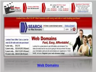 web domains
