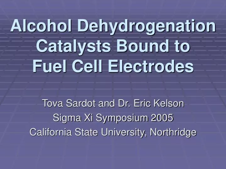 alcohol dehydrogenation catalysts bound to fuel cell electrodes