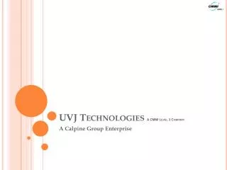 Life Science Solutions - UVJ Technologies