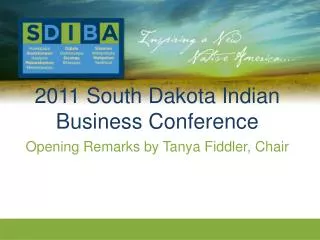 2011 South Dakota Indian Business Conference