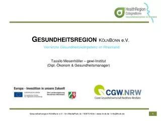 Vernetzte Gesundheitskompetenz im Rheinland