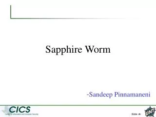 Sapphire Worm