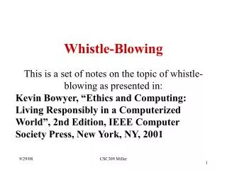 Whistle-Blowing