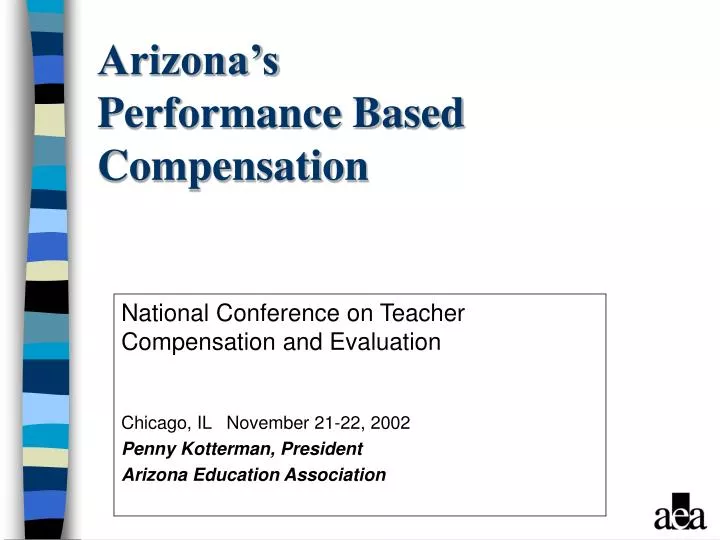 arizona s performance based compensation