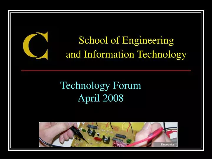 technology forum april 2008