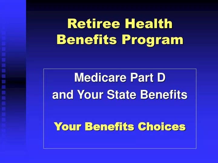 retiree health benefits program