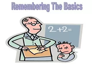 Remembering The Basics