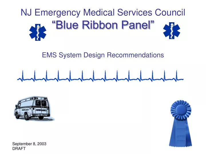 nj emergency medical services council blue ribbon panel