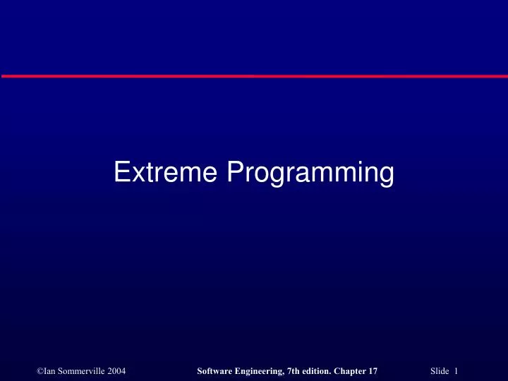 extreme programming