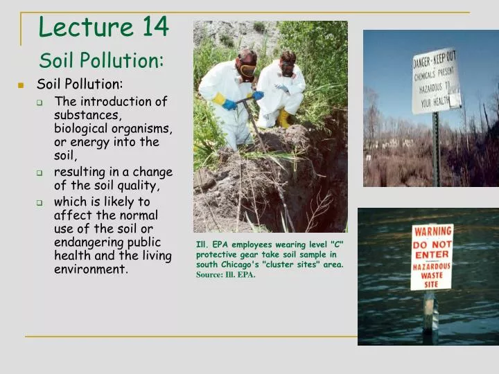 lecture 14 soil pollution