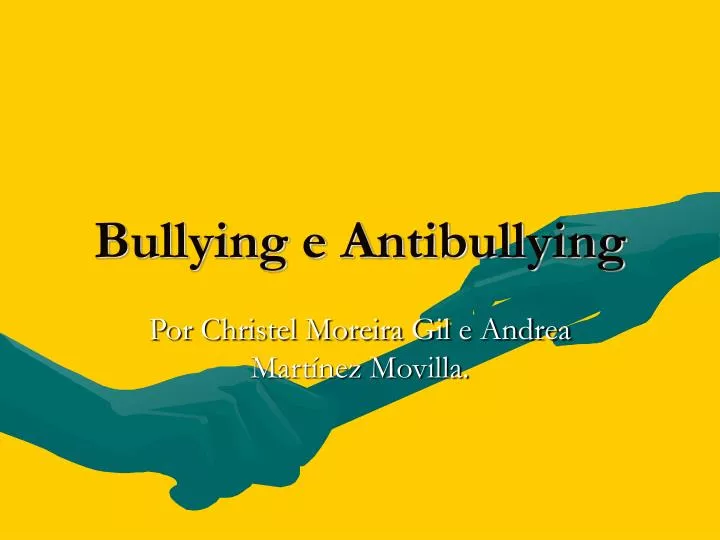 bullying e antibullying