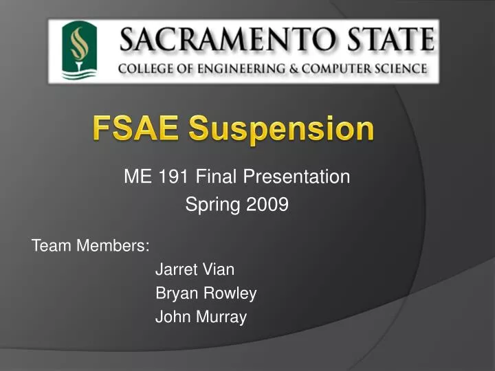 fsae suspension
