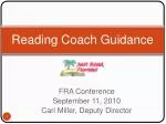 Reading Coach Guidance - slide 1