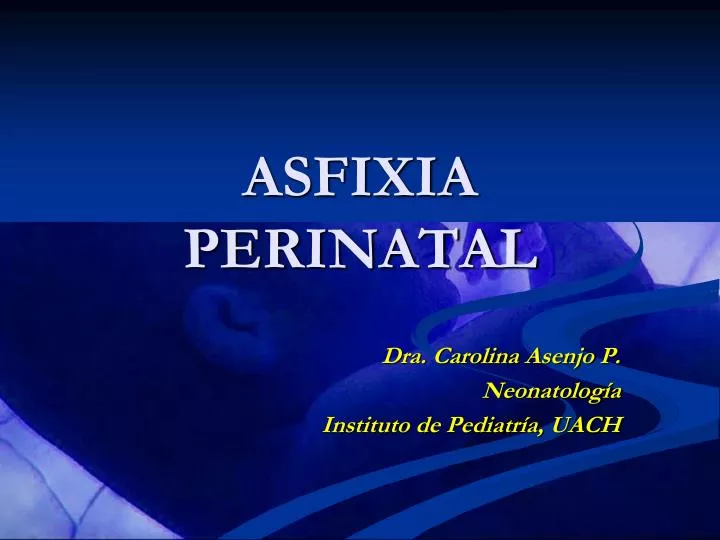 asfixia perinatal