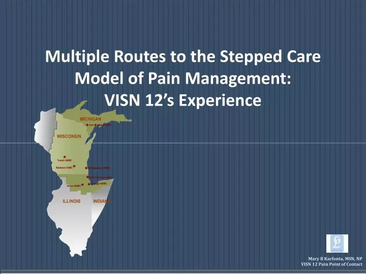 multiple routes to the stepped care model of pain management visn 12 s experience