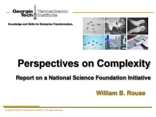 Perspectives on Complexity Report on a National Science Foundation Initiative