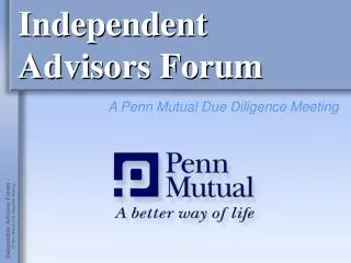 Independent Advisors Forum