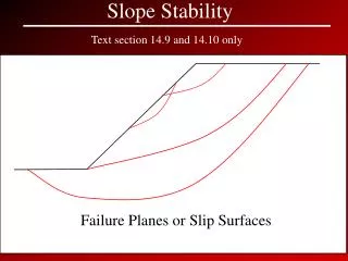 Slope Stability