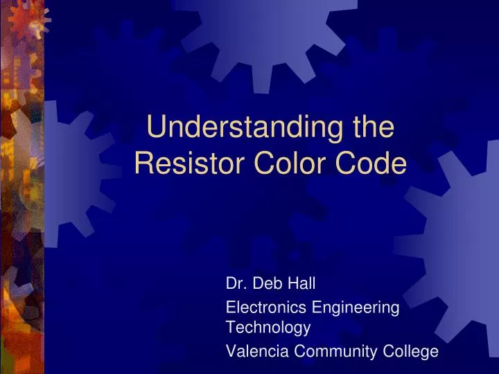 understanding the resistor color code