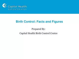 Birth Control: Facts and Figures