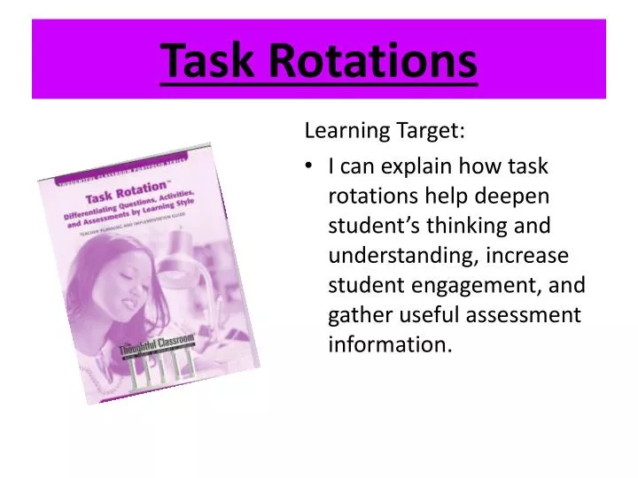 task rotations