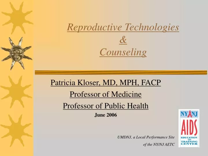 reproductive technologies counseling