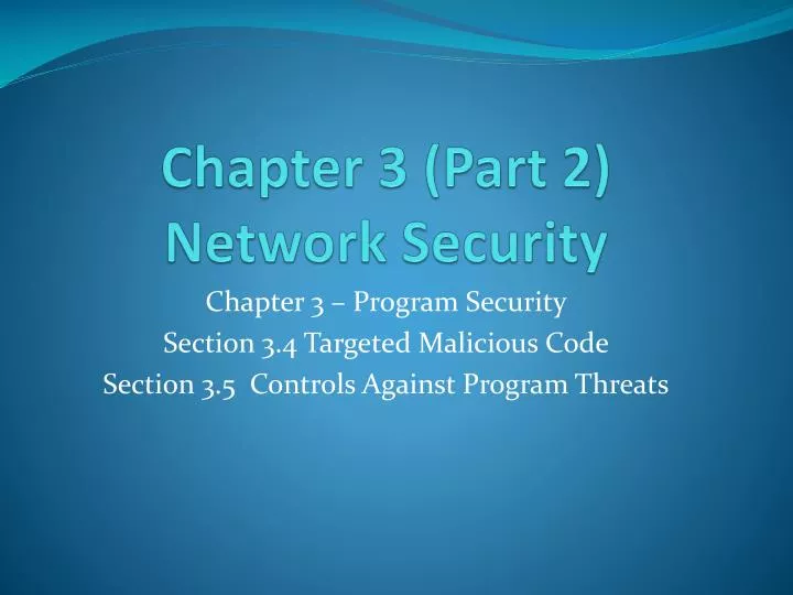 chapter 3 part 2 network security