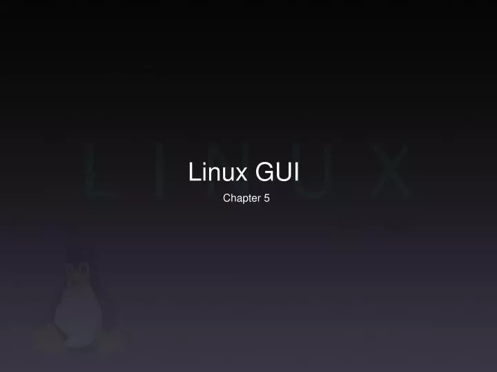 linux gui