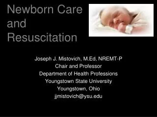 Newborn Care and Resuscitation