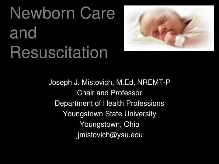 newborn care and resuscitation
