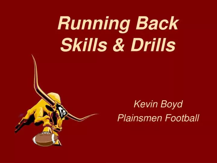 running back skills drills